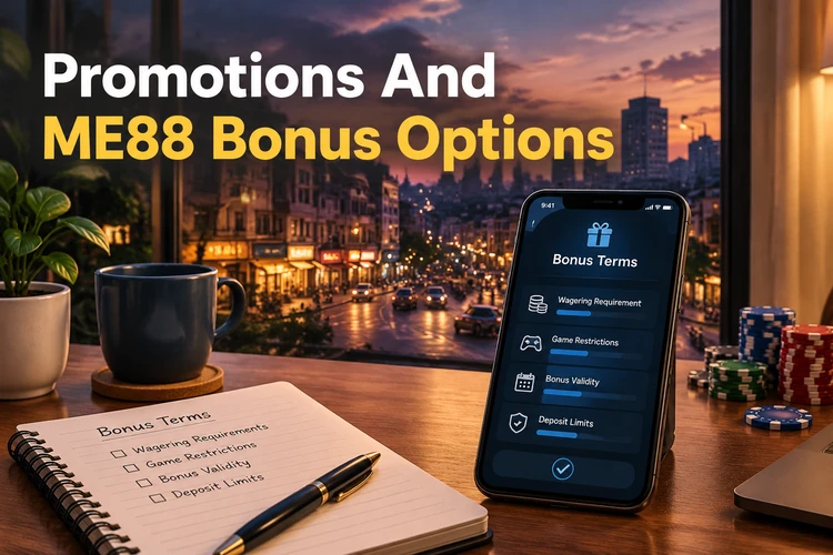 Promotions And ME88 Bonus Options